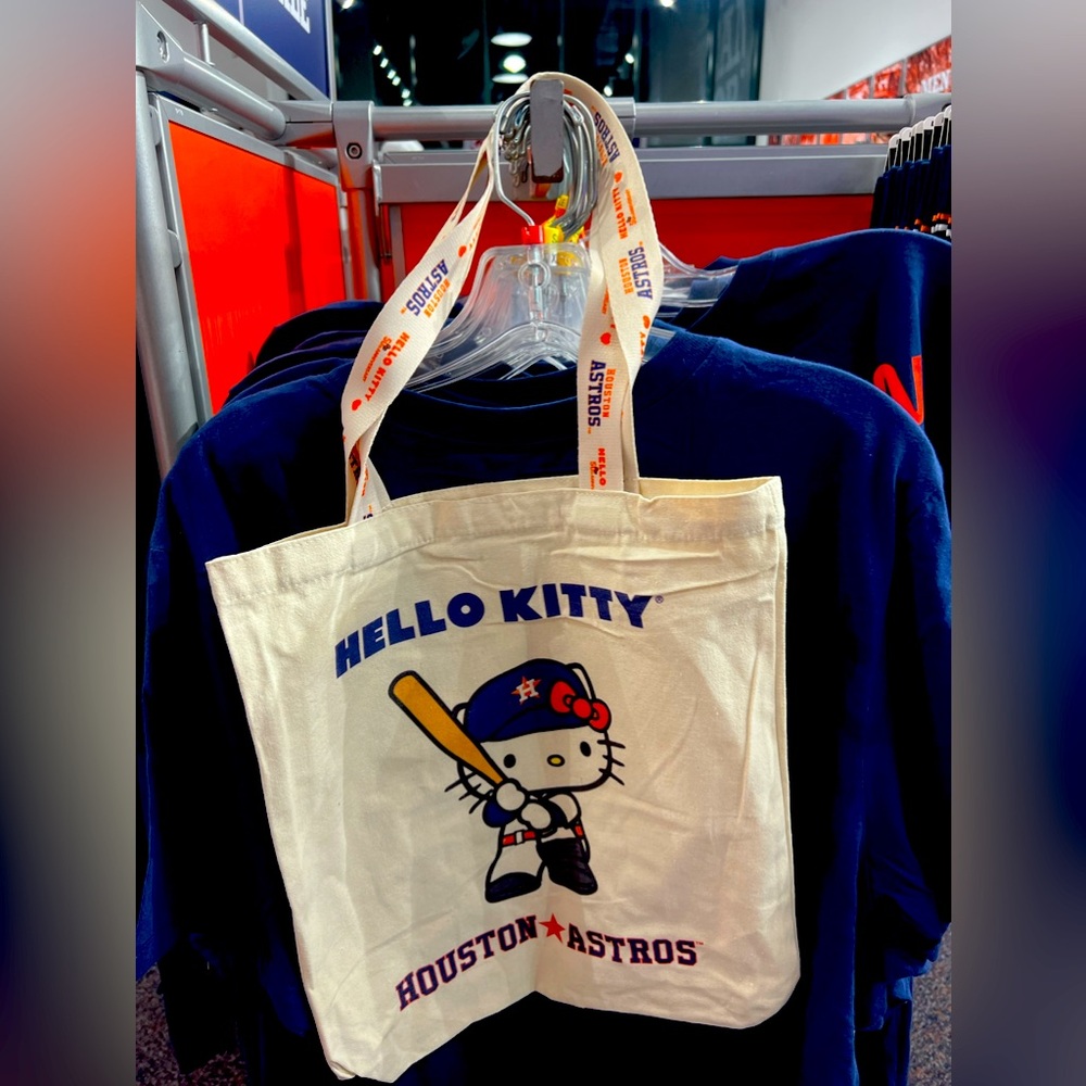 Houston Astros hello kitty tote